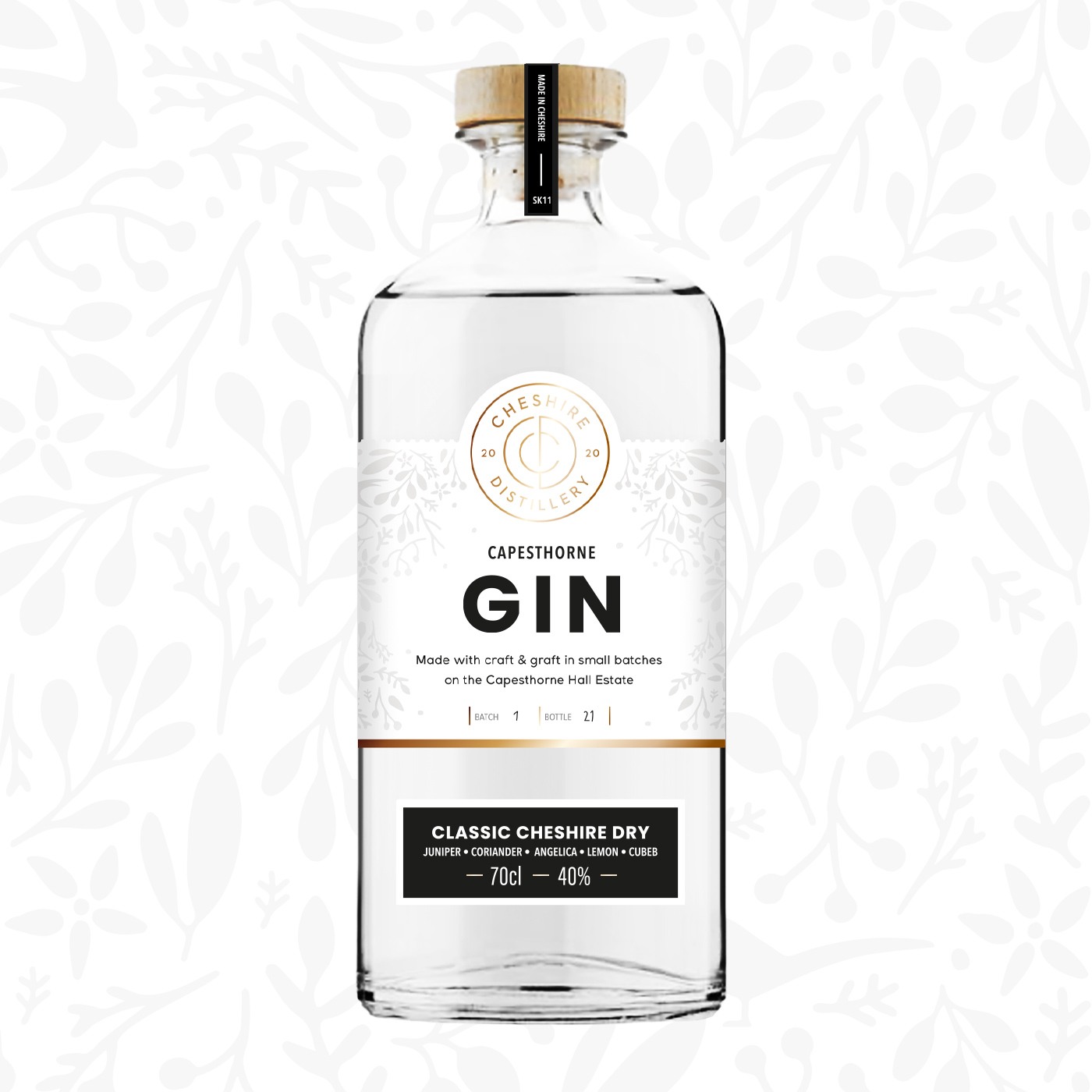 Capesthorne Dry Cheshire Gin
